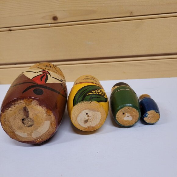 Nesting Dolls Set 4 Russian Wooden Nesting Leader Politician Ruler Hand Painted - Picture 7 of 8